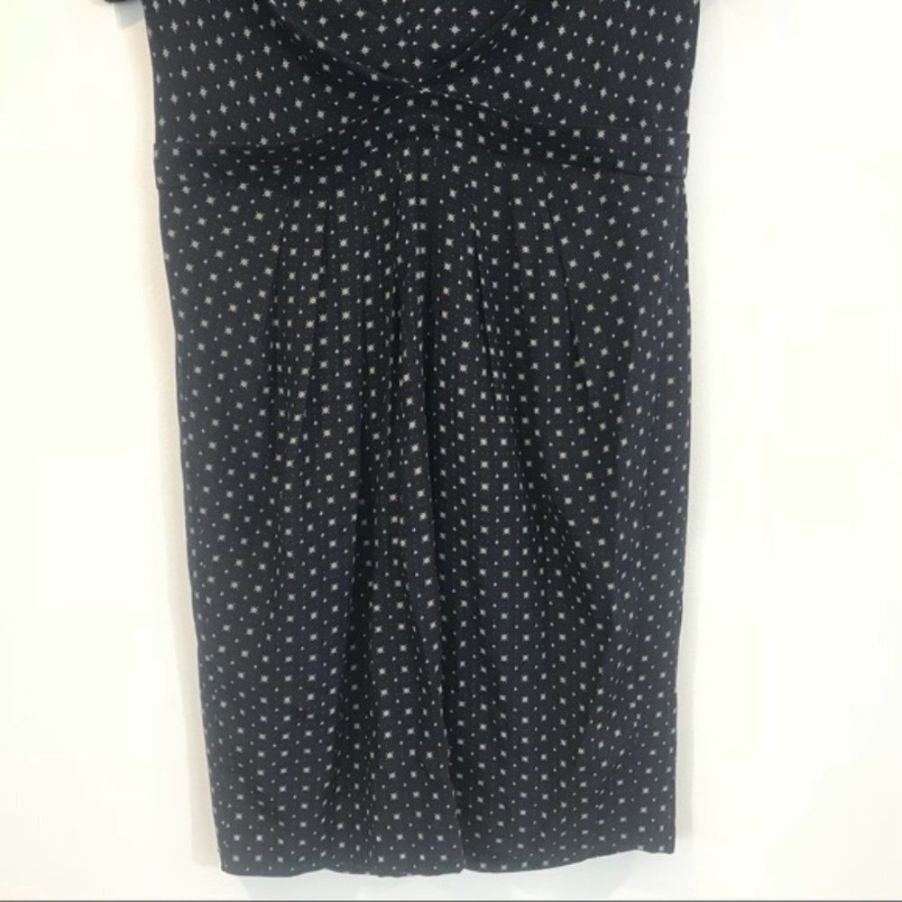 3.1 Phillip Lim Designer 6 Navy Star Silk Dress - Picture 5 of 8